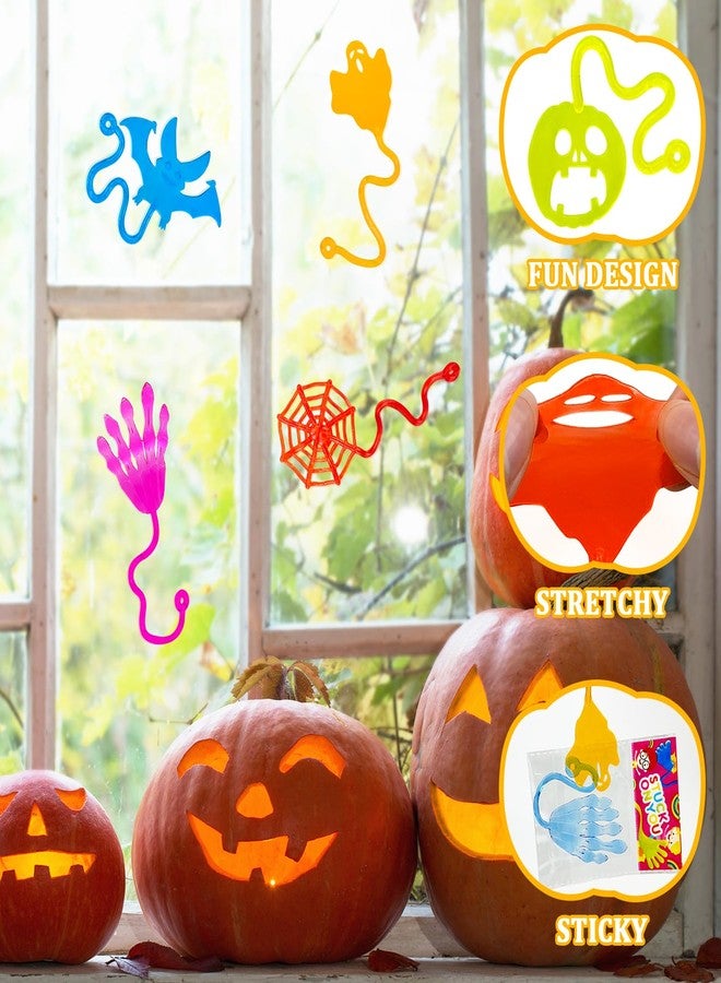 Wondrus Halloween Sticky Hands Toys Gifts Prizes for Kids 24 PCS,Non Candy Trick or Treat Items,Mini Party Favors Supplies Goodie Bag Stuffers for Toddlers,Carnival Games Activities Trinkets for Boys Girls - Image 5
